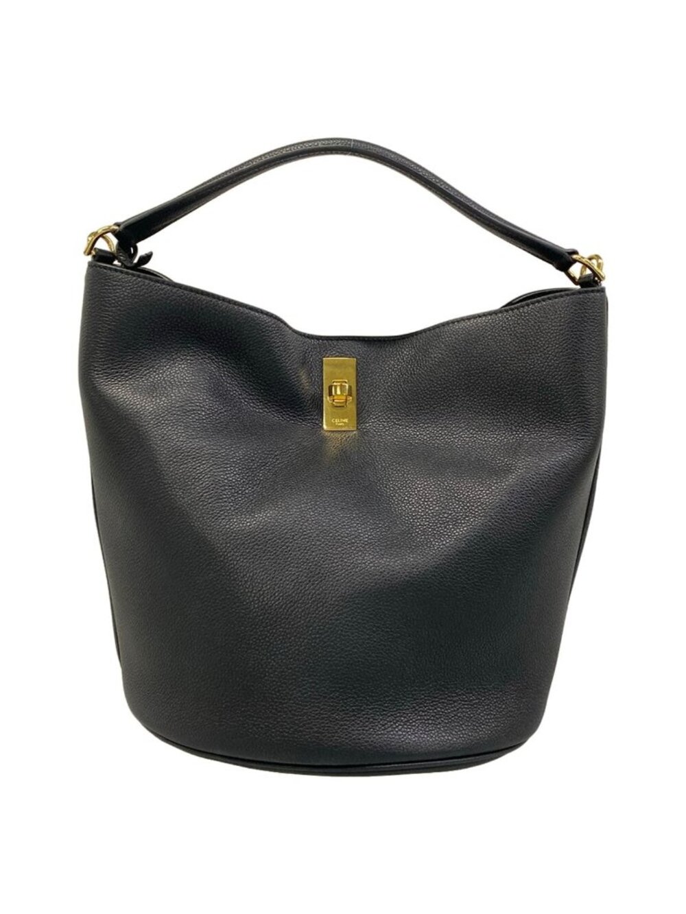 Celine 16 Bucket Bag Black